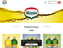 Tablet Screenshot of mazola.de
