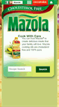 Mobile Screenshot of mazola.com